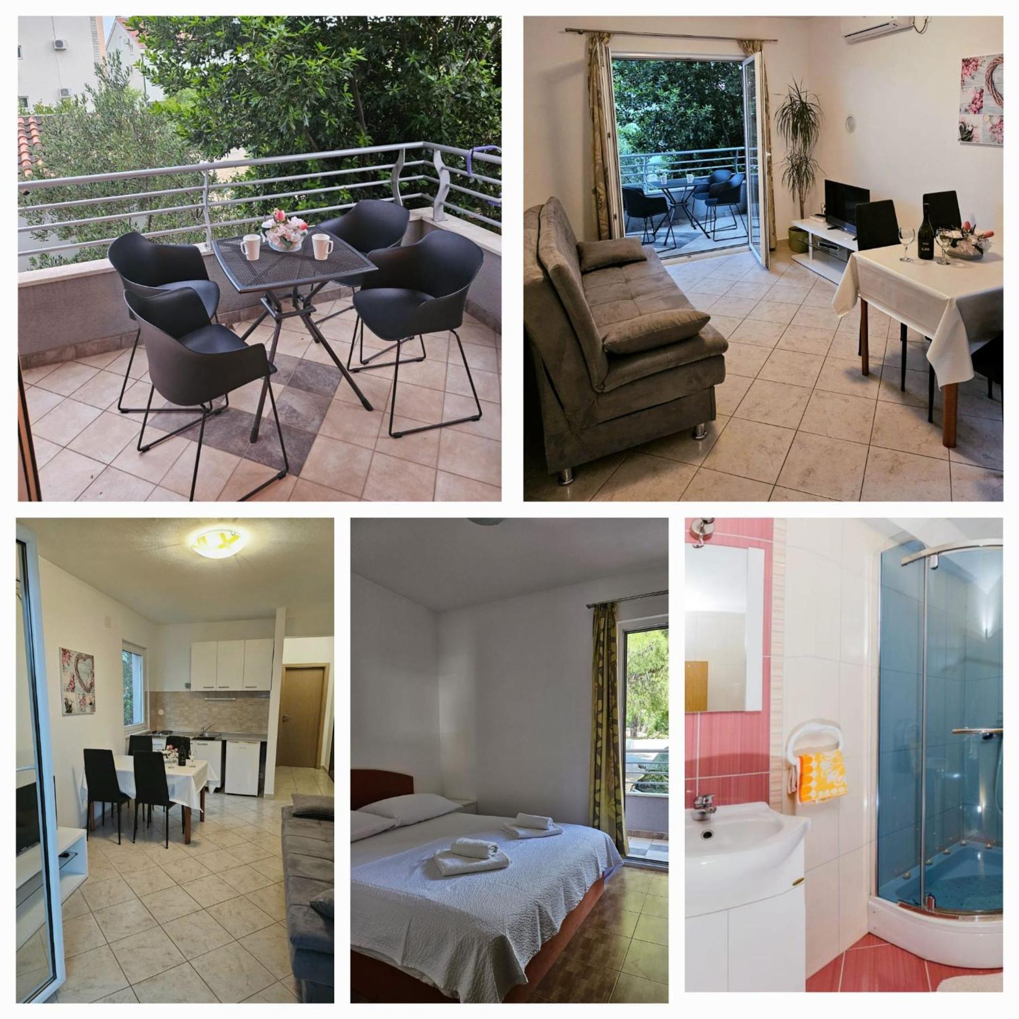 Apartments Andrijanic Baška Voda المظهر الخارجي الصورة